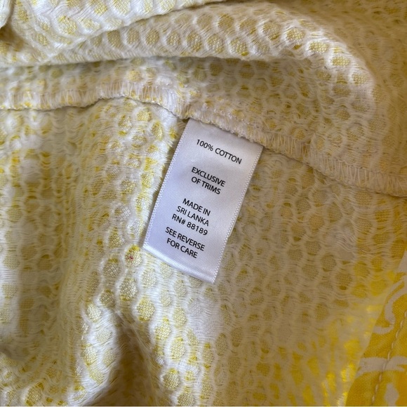 Lilly Pulitzer Liza Shorts Kissed By The Sun Yellow White Size 6 - Picture 8 of 8